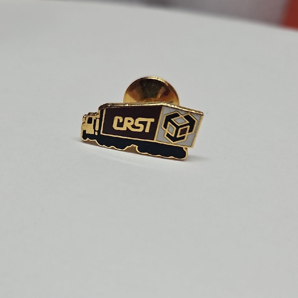 Vintage Barlow CRST Cedar Rapids Steel Transport Tie Tack.